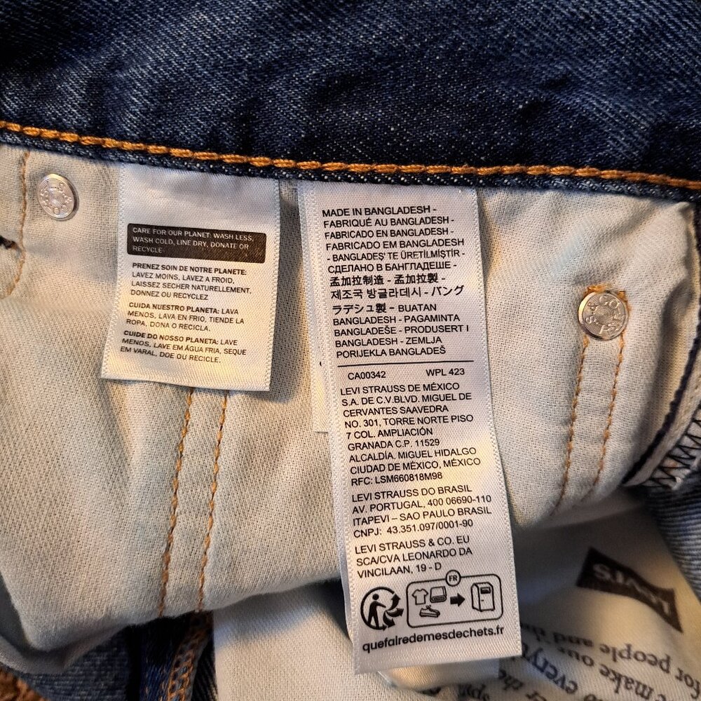 Levi's Men's Straight Denim Jeans - Picture 9 of 12